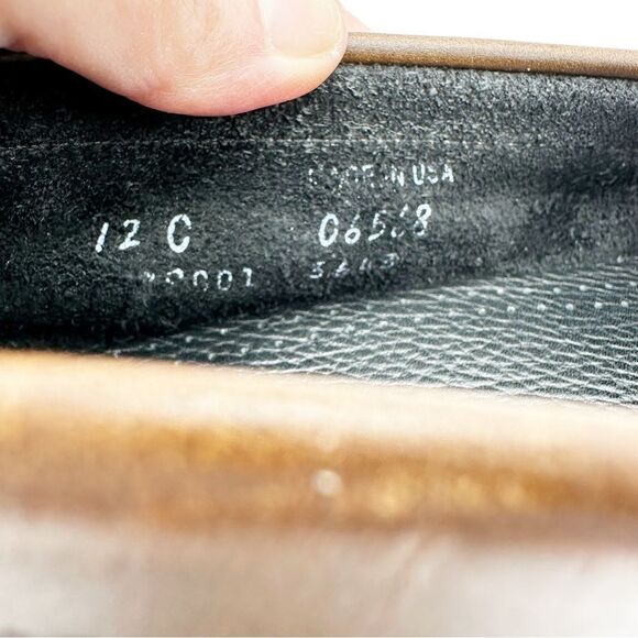 Footjoy‎ Club Casual Brown/Black Pebbled Leather Driving Moc Men's Size 12 C - Picture 10 of 15